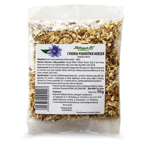 CYKORIA PODRÓŻNIK KORZEŃ 50g HERBAPOL