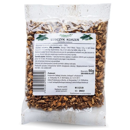 LUBCZYK KORZEŃ 50g HERBAPOL