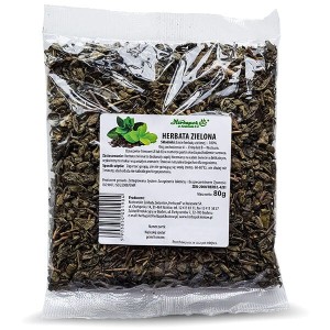 HERBATA ZIELONA 80g HERBAPOL