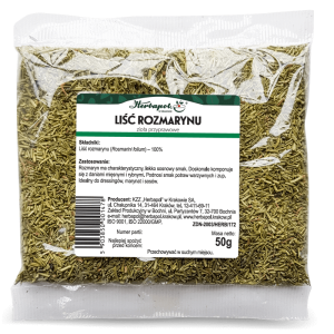 LIŚĆ ROZMARYNU 50g HERBAPOL