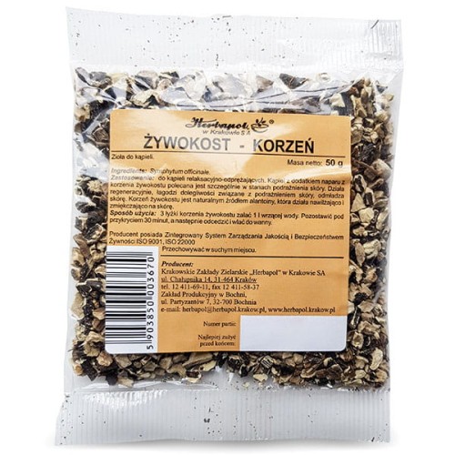 ŻYWOKOST - KORZEŃ 50g HERBAPOL