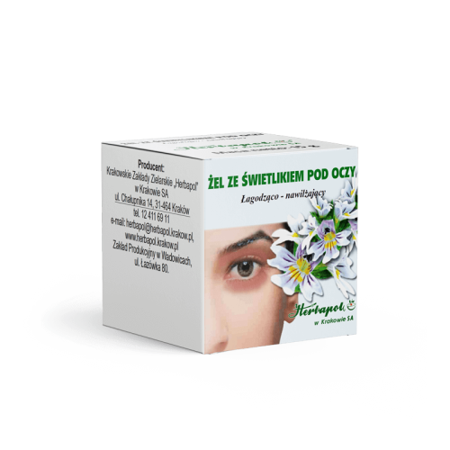 Żel ZE ŚWIETLIKIEM POD OCZY 15g HERBAPOL