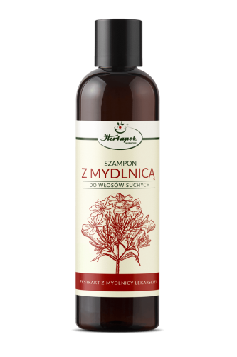 Szampon DO WŁOSÓW SUCHYCH Z MYDLNICĄ 250ml HERBAPOL
