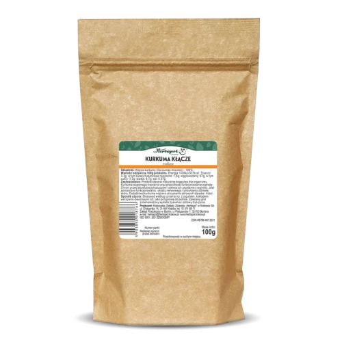 KURKUMA KŁĄCZE mielone 100g HERBAPOL