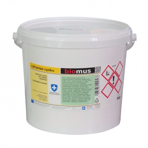 Cytrynian cynku 5kg BIOMUS