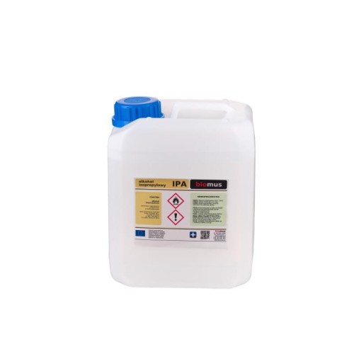 Alkohol izopropylowy. IPA. Izopropanol czysty min. 99,9% 5L BIOMUS