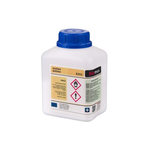 Azotan potasu. Saletra potasowa 500g BIOMUS