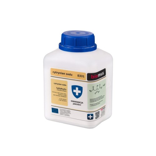 Cytrynian trisodowy 500g BIOMUS