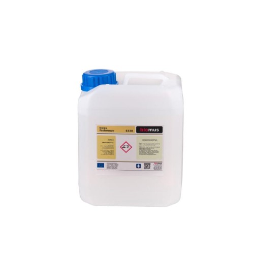 Kwas ortofosforowy 75%. Kwas fosforowy 5kg BIOMUS