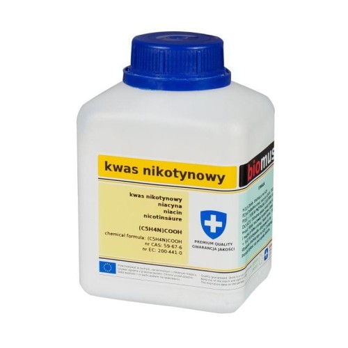 Kwas nikotynowy Niacyna 250g BIOMUS