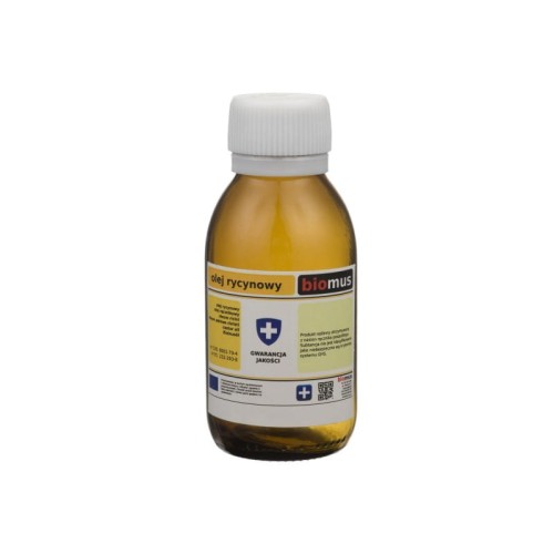 Olej rycynowy nierafinowany bez heksanu Castor oil virgin 100ml BIOMUS