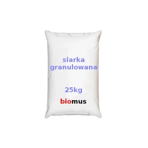 Siarka granulowana 25kg BIOMUS