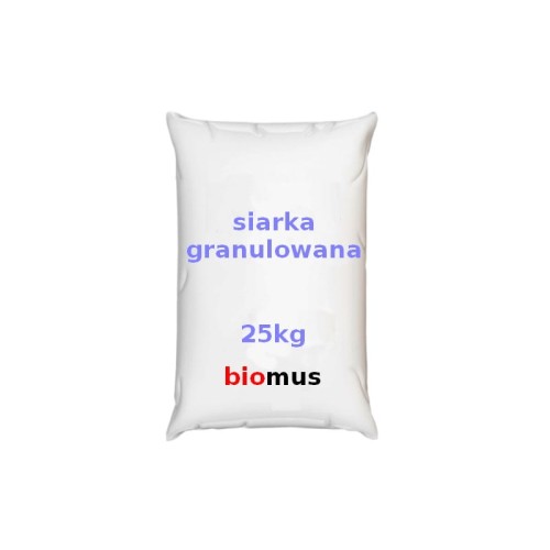 Siarka granulowana 25kg BIOMUS