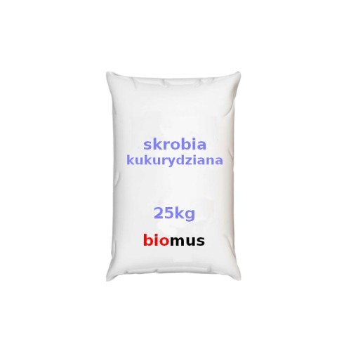 Skrobia kukurydziana 25kg BIOMUS