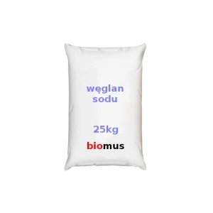 Węglan sodu. Soda kalcynowana 25kg BIOMUS