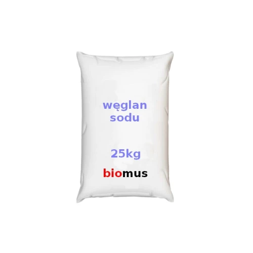 Węglan sodu. Soda kalcynowana 25kg BIOMUS