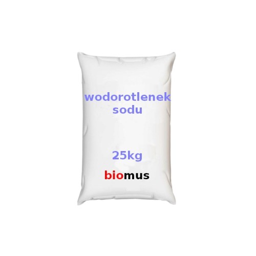Wodorotlenek sodu 25kg BIOMUS