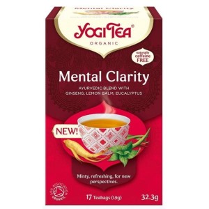 HERBATKA AJURWEDYJSKA JASNOŚĆ UMYSŁU (MENTAL CLARITY) BIO (17 x 1,9 g) 32,3 g - YOGI TEA