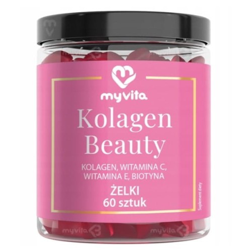 Myvita Żelki Naturalne Kolagen Beauty 60 szt.