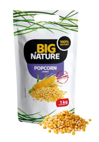 Big Nature Popcorn ziarno 1  kg