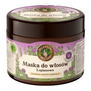 Maska do włosów łopianowa 300 ml Receptury Zielark