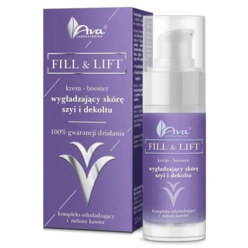 AVA Fill&Lift Krem booster d/szyi i dekoldu 30 ml