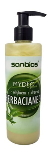 SANBIOS Mydło w płynie z olejkiem z drzewa herbacianego 300ml