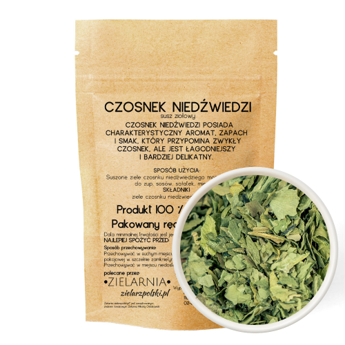 Czosnek niedźwiedzi liść 50g ZIELARZPOLSKI