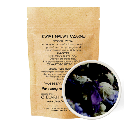 Malwa czarna kwiat 50g ZIELARZPOLSKI