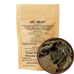 Melisa liść cały duży 50g ZIELARZPOLSKI