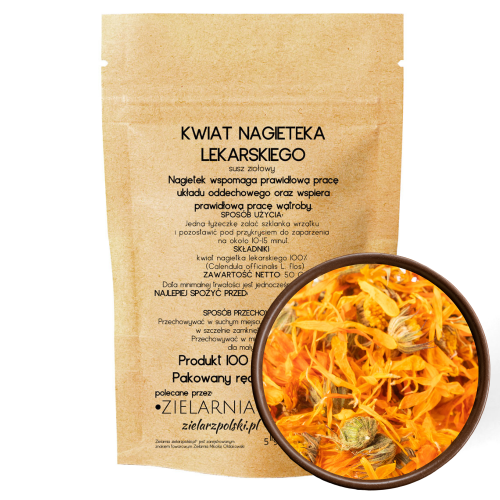 Nagietek kwiat 50g ZIELARZPOLSKI