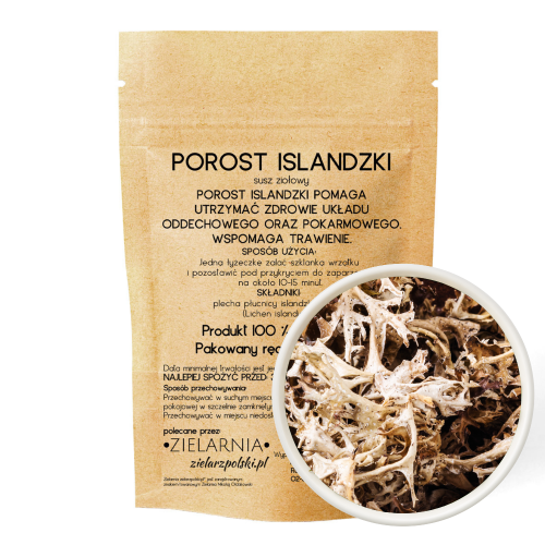 Porost islandzki plecha 50g ZIELARZPOLSKI
