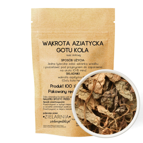 Wąkrotka azjatycka gotu kola 50g ZIELARZPOLSKI