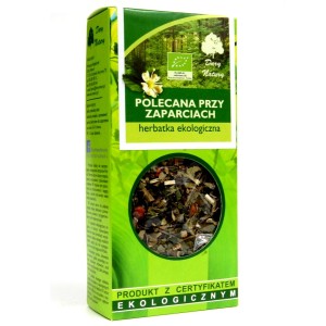 Herbatka Polecana przy Zaparciach BIO 50g DARY NATURY