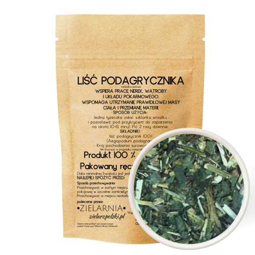 Podagrycznik liść 50g ZIELARZPOLSKI