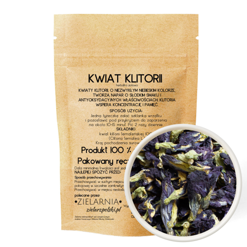 Klitoria kwiat 50g ZIELARZPOLSKI