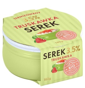 SEREK TRUSKAWKOWY TERMIZOWANY BIO 180 g - YÖMLEKO