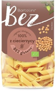 Makaron z ciecierzycy penne BEZGL. BIO 250g BARTOLINI
