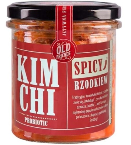 Kimchi Spicy rzodkiew 300 g OLD FRIENDS
