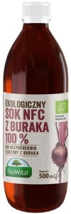 Sok z buraka NFC 100% BIO 500ml EKOWITAL