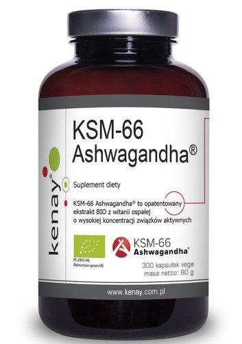 Eco Ashwagandha KSM66 300 Kapseln KENAY