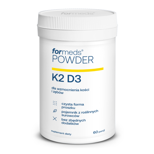 F-Vit K2 D3 Vitamine K2 MK-7 100mcg + Vitamine D3 2000IU 60 porties 48g ForMeds