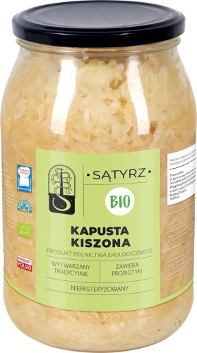 SAUERKRAUT BIO 800 g - SĄTYRZ