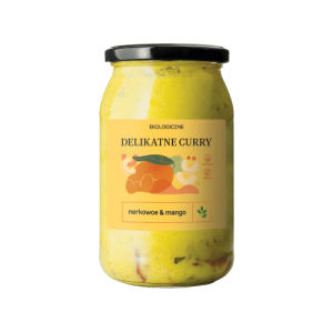 CURRY DELIKATNE Z ORZECHAMI NERKOWCA I MANGO BIO 900 ml - ZAKWASOWNIA