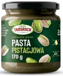 Pasta pistacjowa - słoik szkło 170 g Targroch