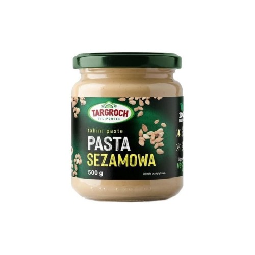Pasta sezamowa - słoik szkło 500 g Targroch