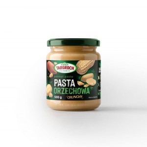 Pasta orzechowa - crunchy - słoik szkło 500 g Targroch