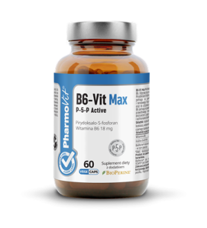 WITAMINA B6-VIT MAX P-5-P ACTIVE (18 mg) 60 KAPSUŁEK - PHARMOVIT (CLEAN LABEL)
