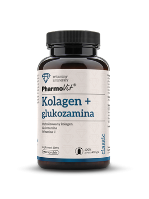 KOLAGEN + GLUKOZAMINA 90 KAPSUŁEK - PHARMOVIT (CLASSIC)