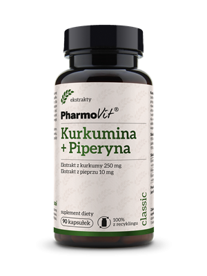 KURKUMINA + PIPERYNA 90 KAPSUŁEK - PHARMOVIT (CLASSIC)